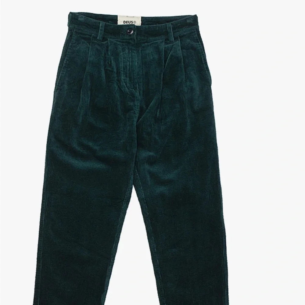 Dark Green Corduroy Pants - Picture 5 of 5